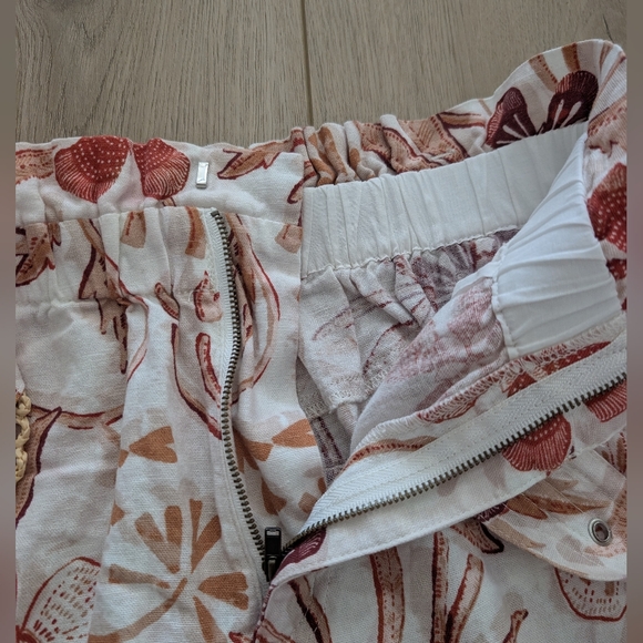 Sam Edelman Women's Kira Belted Paper Bag Shorts. - Picture 5 of 9